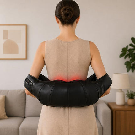 Discover a Smarter Everyday Essential: Unwind After a Long Day – Heated Neck & Shoulder Shiatsu Massager