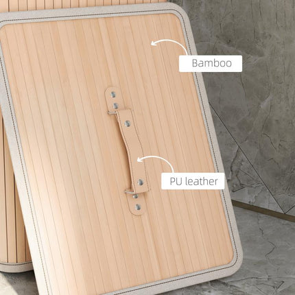 Make Laundry Day Tidier – 70L Folding Bamboo Hamper with Lid