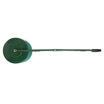 40L Garden Lawn Roller, Water Sand Filled Outdoor Grass Roller, Φ32cm Heavy Duty Metal Lawn Push Rolling Tool for Grass Seeding, Soil Levelling, Green