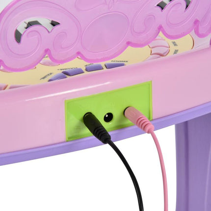 32 Keys Mini Electronic Keyboard Musical Instrument Educational Game Toy Children Grand Piano Stool