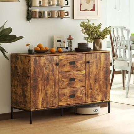 Modern Rustic Brown Sideboard