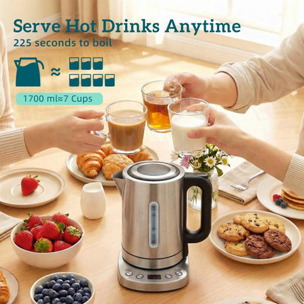 Boil Water Faster, Keep It Warm – 1.7L 3kW Electric Kettle