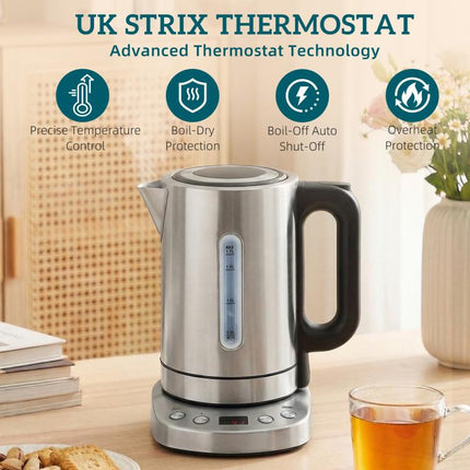 Boil Water Faster, Keep It Warm – 1.7L 3kW Electric Kettle