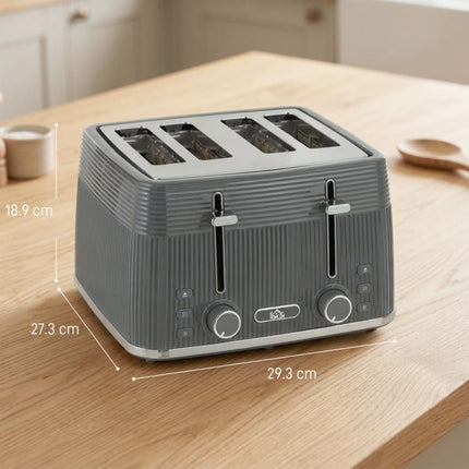 Discover a Smarter Everyday Essential: Make Busy Mornings Easier – 4-Slice Toaster with 7 Browning Levels