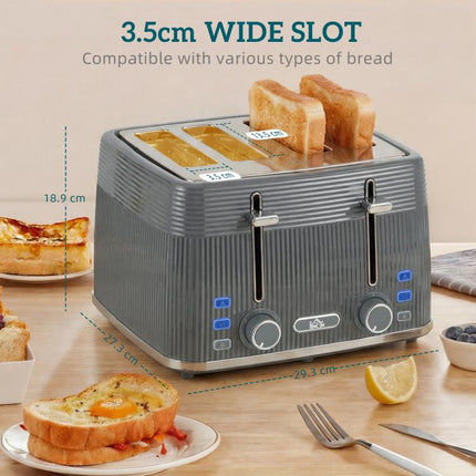 Discover a Smarter Everyday Essential: Make Busy Mornings Easier – 4-Slice Toaster with 7 Browning Levels