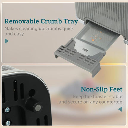 Discover a Smarter Everyday Essential: Make Busy Mornings Easier – 4-Slice Toaster with 7 Browning Levels