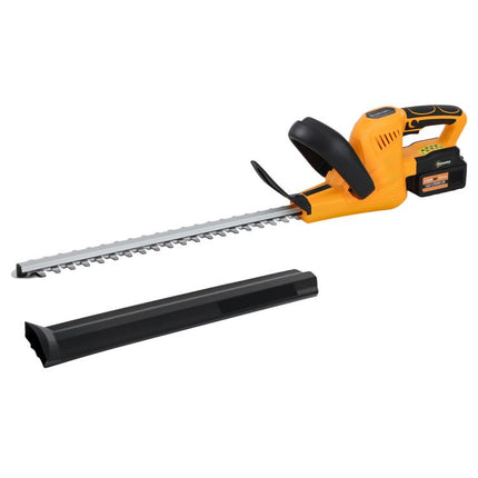20 Inch Cordless Hedge Trimmer 18V Brushless Garden Trimmer 2x4000mAh Batteries Orange