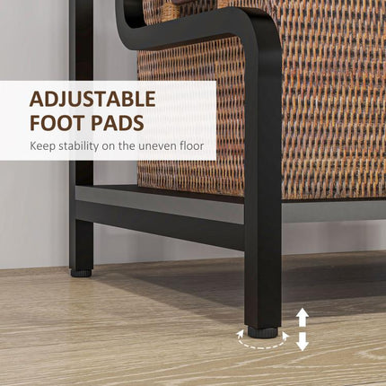 3-Tier Printer Stand with Storage Shelves, Printer Table, 55 x 40 x 77cm Printer Shelf