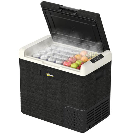 50L Portable Car Fridge Freezer -20°C 12V/24V AC/DC Electric Cooler Camping RV