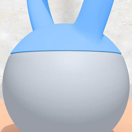 4kg Soft Kettlebell, Blue and Grey, Home Fitness Weight