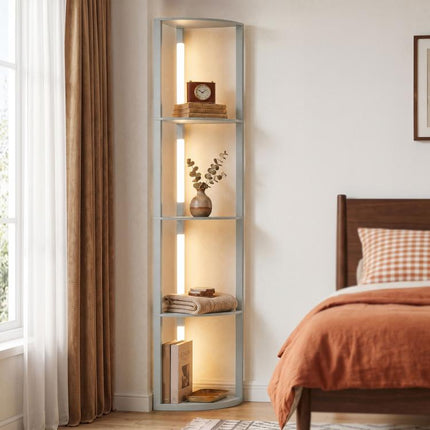4-Tier Corner Floor Lamp