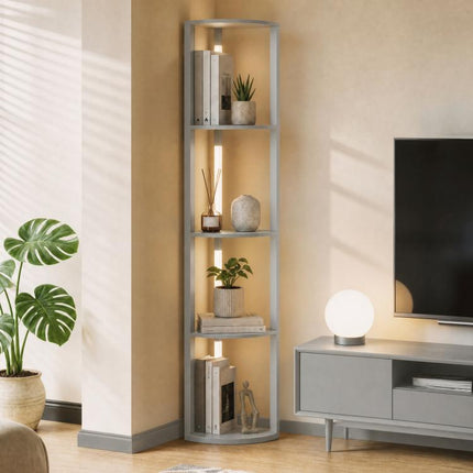 4-Tier Corner Floor Lamp