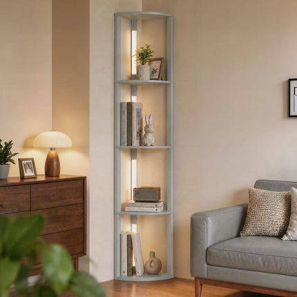 4-Tier Corner Floor Lamp