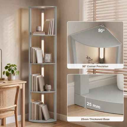 4-Tier Corner Floor Lamp