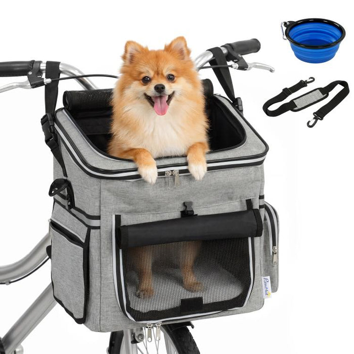 Take Your Dog on Two-Wheel Adventures – Soft-Sided Bike Basket Pet Carrier