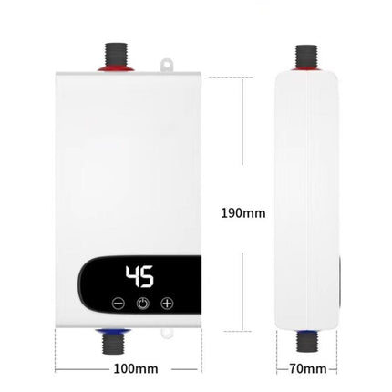 Stay Cosy Through Colder Days: Enjoy Hot Water When You Need It – 5500W Instant Tankless Water Heater