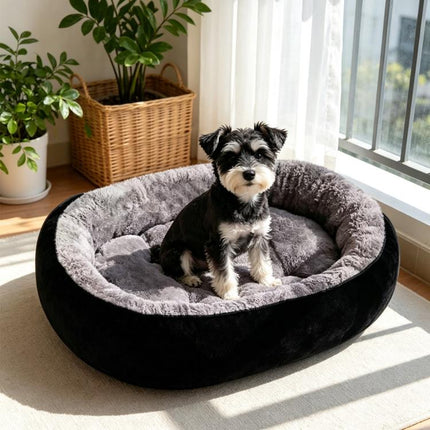 Dog Bed Cat Beds Soft Washable Fleece Puppy Cushion Warm Pet Basket Large Dog UK