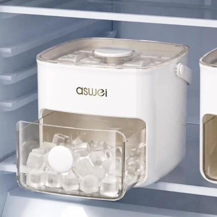 Easy Press 48 Ice Cube Maker Tray Party Bar Ice Cube Maker Mould Ice Storage Box