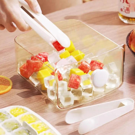 Easy Press 48 Ice Cube Maker Tray Party Bar Ice Cube Maker Mould Ice Storage Box