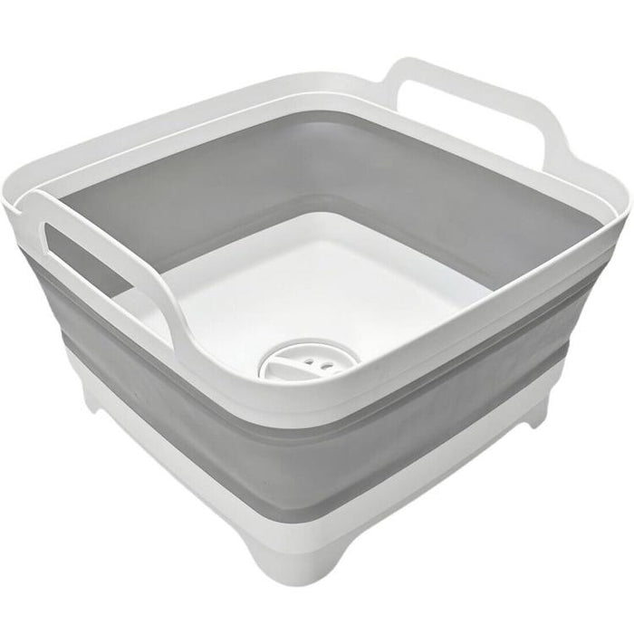 Foldable Multipurpose Basin Collapsible Washing Up Bowl Camping Sink Travel UK