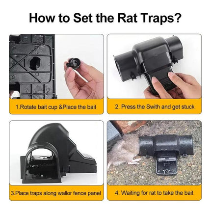 Reusable Rat Traps, Pack of 2