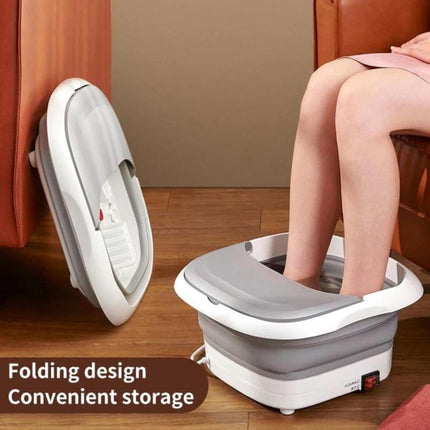 500W Electric Foot Spa Massager with Infrared Heat, Bubbles & Reflexology Rollers