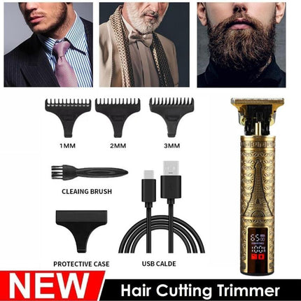Beard Trimmer Hair Clippers Cordless Hair Cutting Barber Shaving Machine For Men
