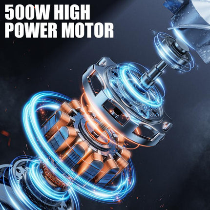 5L Electric Food Processor with 500W Motor and 3 Speed Modes