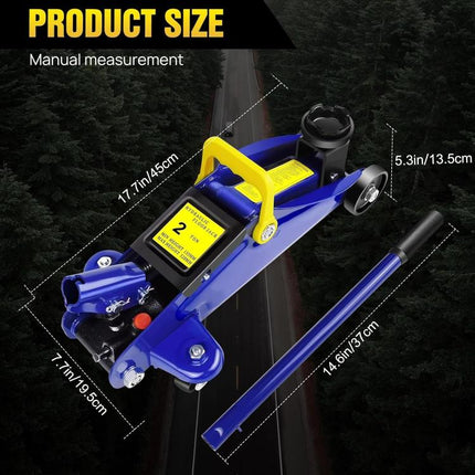 Trolley Jack 2 Ton Tonne Low Profile Hydraulic Floor Lifting Car Van Garage New