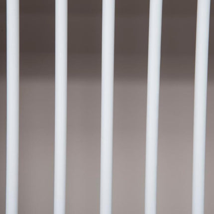 Radiator Cover Vertical Slatted Grille Heater Cover Top Shelf MDF Steel for Heat Circulation 90 x 18 x 84 cm White