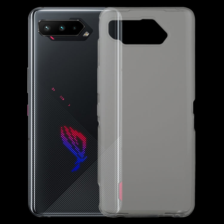 For Asus ROG Phone 5 0.75mm Ultra-thin Transparent TPU Soft Protective Case, For Asus ROG Phone 5