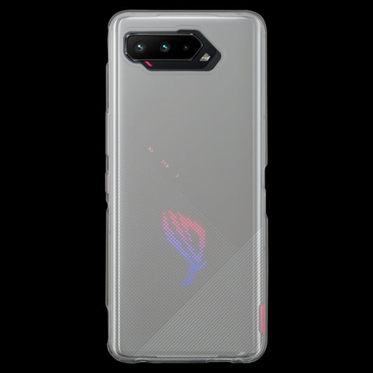 For Asus ROG Phone 5 0.75mm Ultra-thin Transparent TPU Soft Protective Case, For Asus ROG Phone 5