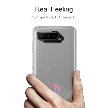For Asus ROG Phone 5 0.75mm Ultra-thin Transparent TPU Soft Protective Case, For Asus ROG Phone 5