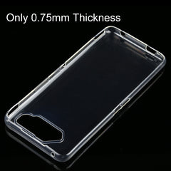 For Asus ROG Phone 5 0.75mm Ultra-thin Transparent TPU Soft Protective Case, For Asus ROG Phone 5