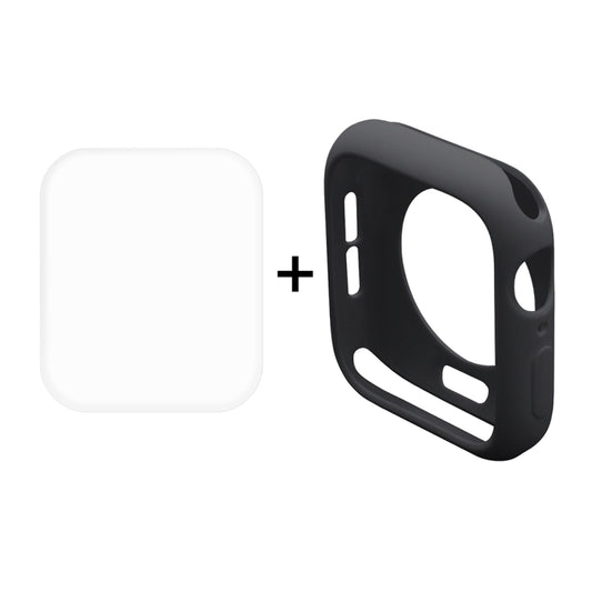 ENKAY Hat-Prince 2 in 1 TPU Semi-clad Protective Shell + 3D Full Screen PET Curved Heat Bending HD Screen Protector for Apple Watch Series 5 & 4 40mm, 40mm