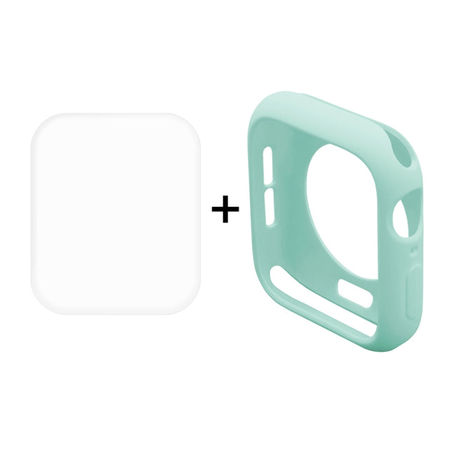 ENKAY Hat-Prince 2 in 1 TPU Semi-clad Protective Shell + 3D Full Screen PET Curved Heat Bending HD Screen Protector for Apple Watch Series 6 / 5 / 4 / SE3 / 2 / 1 40mm, 40mm