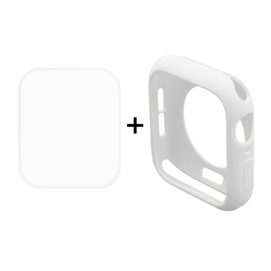 ENKAY Hat-Prince 2 in 1 TPU Semi-clad Protective Shell + 3D Full Screen PET Curved Heat Bending HD Screen Protector for Apple Watch Series 6 / 5 / 4 / SE3 / 2 / 1 40mm