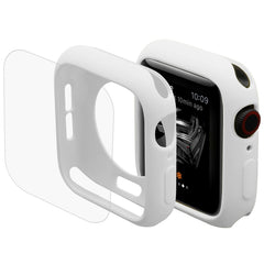 ENKAY Hat-Prince 2 in 1 TPU Semi-clad Protective Shell + 3D Full Screen PET Curved Heat Bending HD Screen Protector for Apple Watch Series 6 / 5 / 4 / SE3 / 2 / 1 40mm