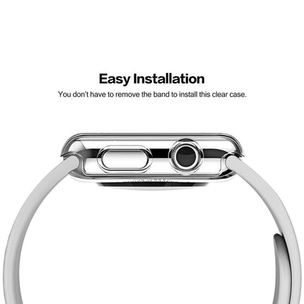 For Apple Watch Series 3 / 2 / 1 42mm Transparent PC Protective Case, For Apple Watch Series 3 / 2 / 1 42mm