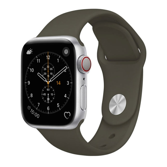 For Apple Watch Series 3 & 2 & 1 38mm Fashion Simple Style Silicone Wrist Watch Band, For 38mm