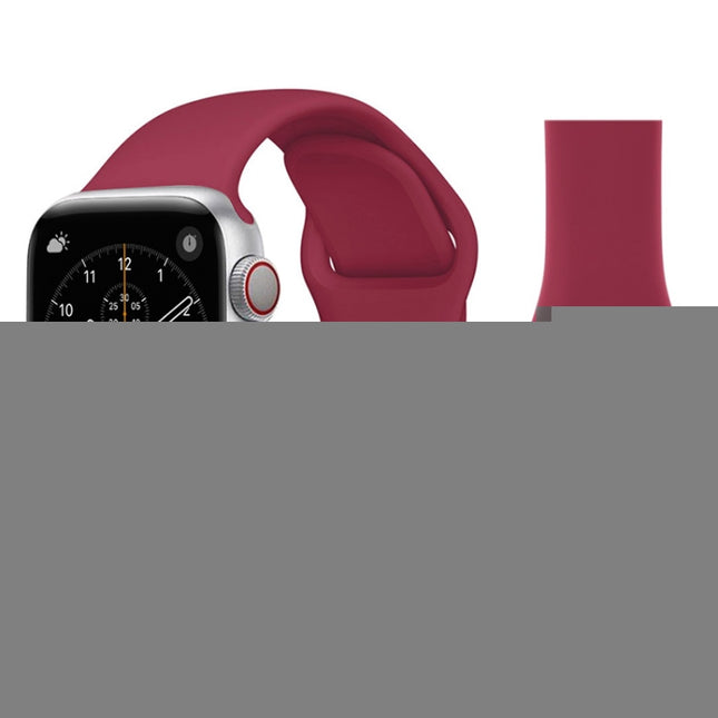 For Apple Watch Series 3 & 2 & 1 38mm Fashion Simple Style Silicone Wrist Watch Band, For 38mm