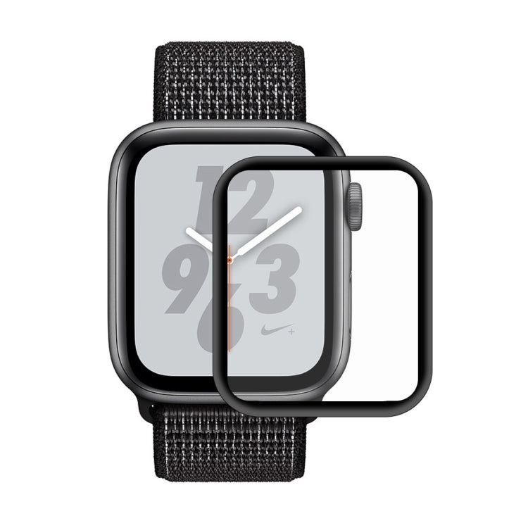 ENKAY Hat-Prince 3D Full Screen Electroplating PET Curved Heat Bending HD Screen Protector for Apple Watch Series 4 44mm