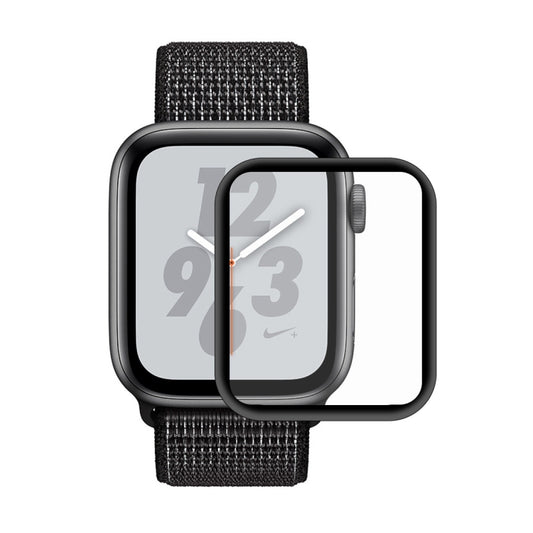 ENKAY Hat-Prince 3D Full Screen Electroplating PET Curved Heat Bending HD Screen Protector for Apple Watch Series 4 44mm