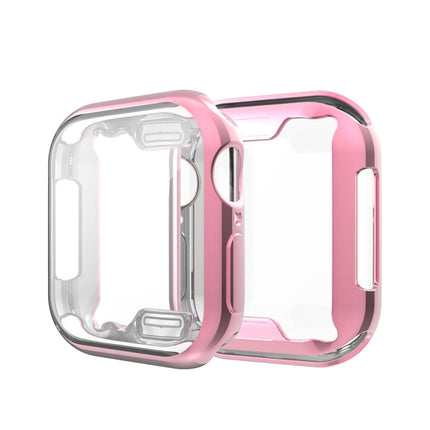 Full Coverage Plating TPU Case For Apple Watch Series 6 / 5 / 4 / Watch SE 40mm