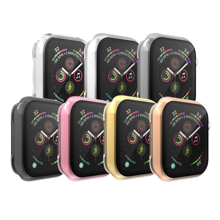 Full Coverage Plating TPU Case For Apple Watch Series 6 / 5 / 4 / Watch SE 40mm