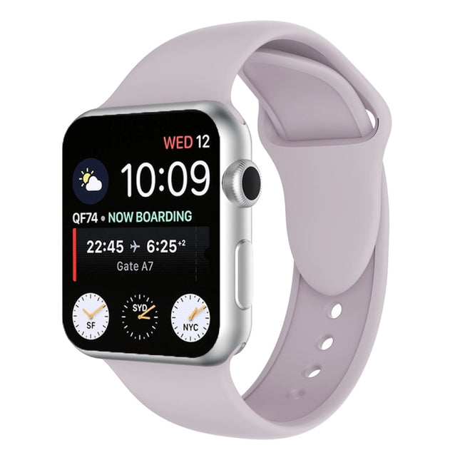 Double Rivets Silicone Watch Band for Apple Watch Series 3 & 2 & 1 42mm