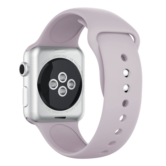Double Rivets Silicone Watch Band for Apple Watch Series 3 & 2 & 1 42mm