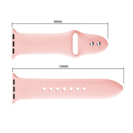 Double Rivets Silicone Watch Band for Apple Watch Series 3 & 2 & 1 38mm, Apple Watch 38mm
