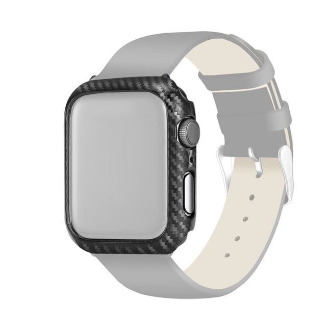 PC Carbon Fiber Frame Protection Case For Apple Watch Series 6 / 5 / 4 / Watch SE 44mm