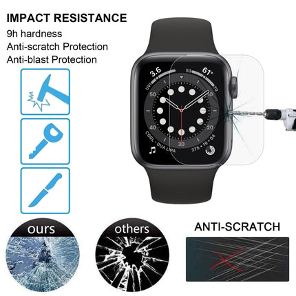 9H 2.5D Tempered Glass Film For Apple Watch Series 6 / 5 / 4 / Watch SE 44mm